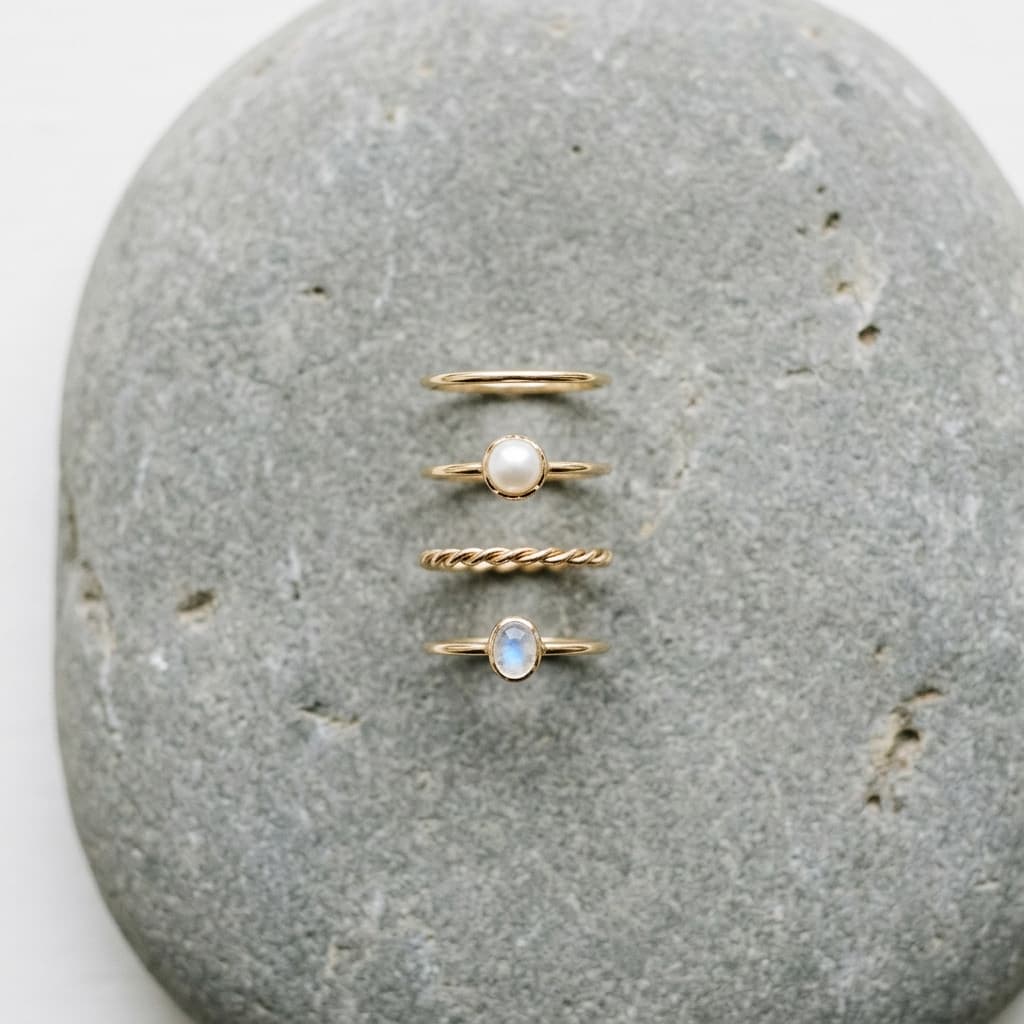 Freshwater Pearl Ring — alternate view